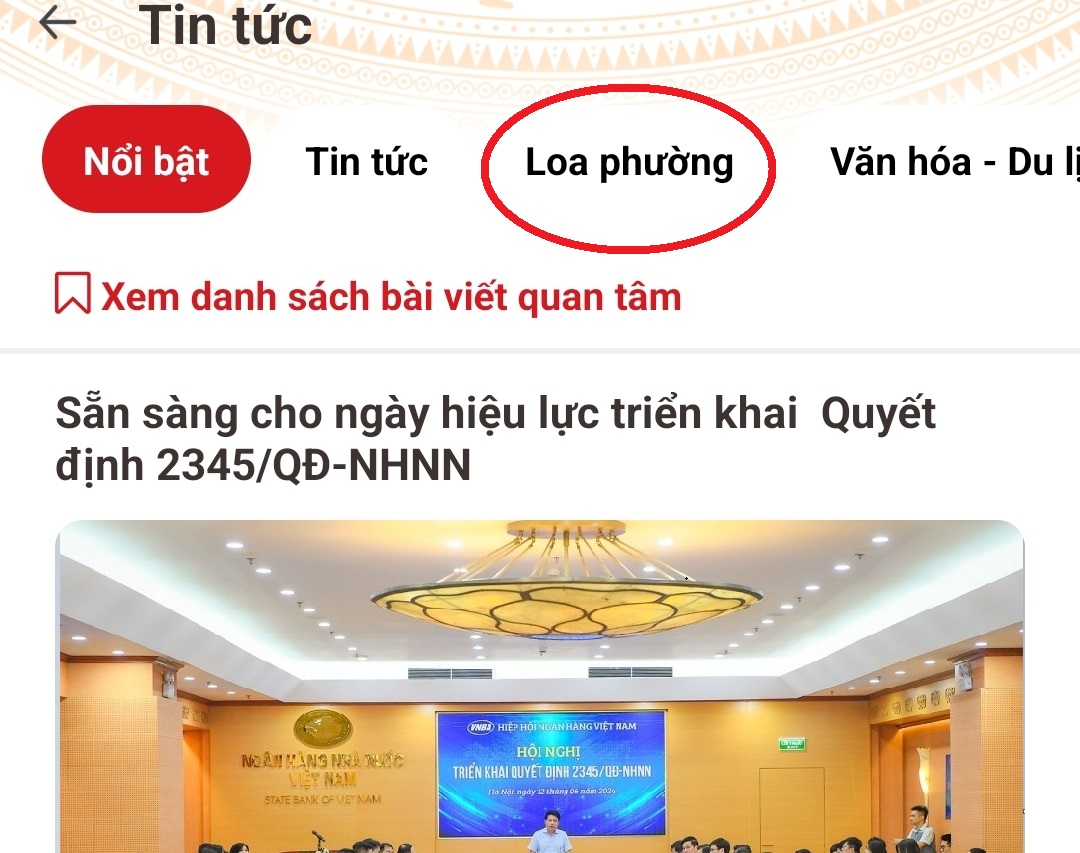 Giới thiệu về CMS (Loa phường) trên VNeID